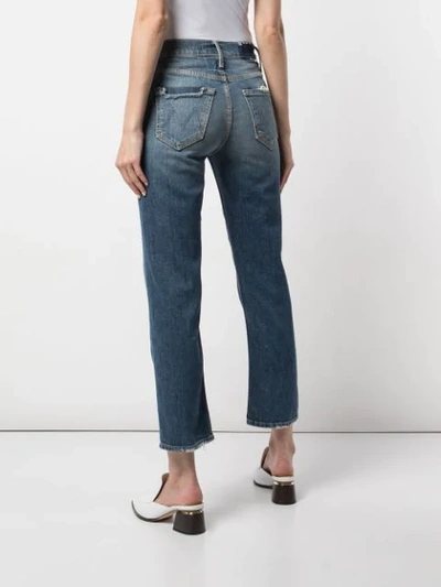 Shop Mother Tomcat Cropped Jeans In We All Scream