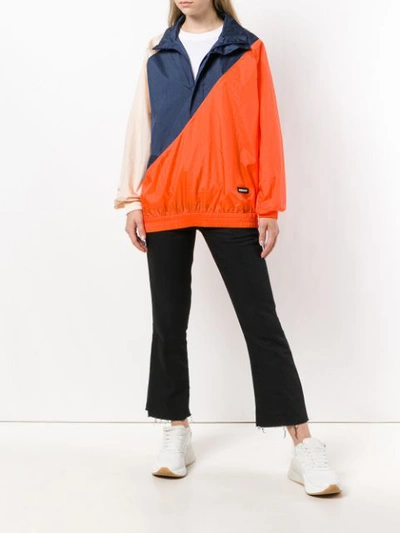Shop Ambush Asymmetric Sweatshirt - Orange