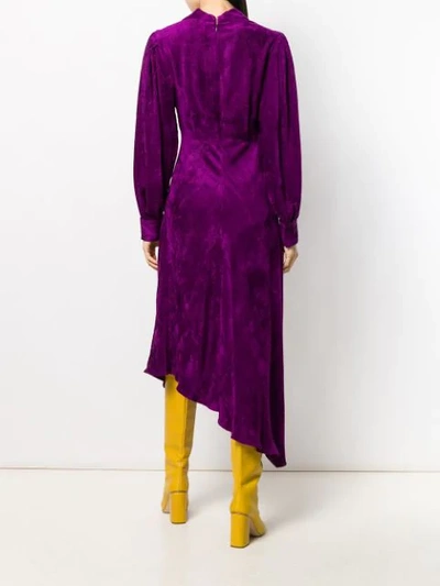 Shop Isabel Marant Corduroy Midi Dress In 40fa Fuchsia