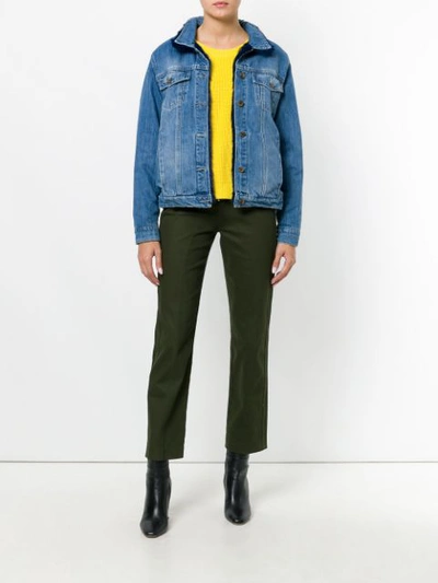 Shop Simonetta Ravizza Jeans Jacket In Blue