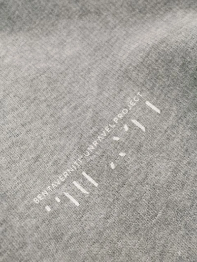 Shop Ben Taverniti Unravel Project Wrap Detail Sweatshirt In Grey