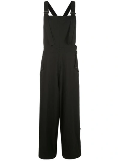 Shop Yohji Yamamoto Worker Jumpsuit In Black