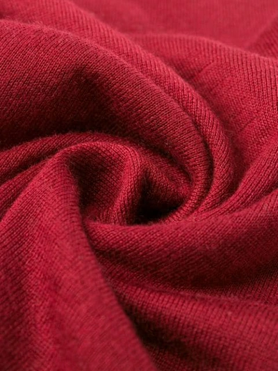 Shop N•peal Cashmere Round Neck Sweater In Red