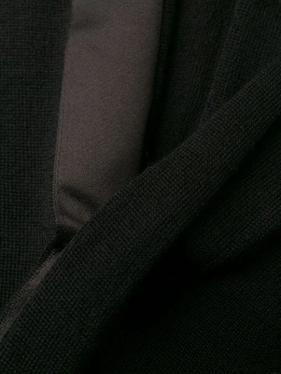Shop Rick Owens Button Up Long Cardi-coat In Black