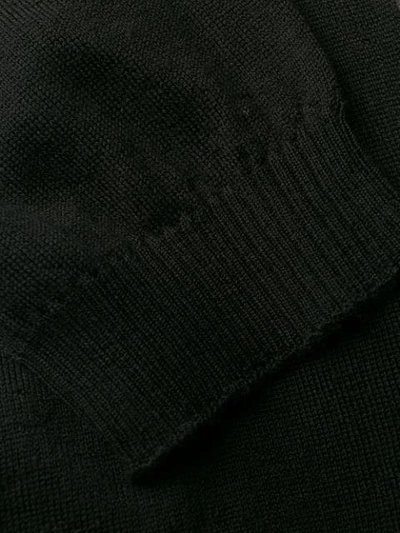 Shop Rick Owens Button Up Long Cardi-coat In Black