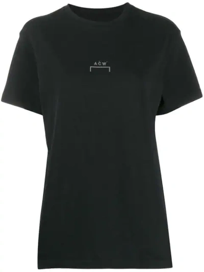 Shop A-cold-wall* Printed Logo T-shirt In Black