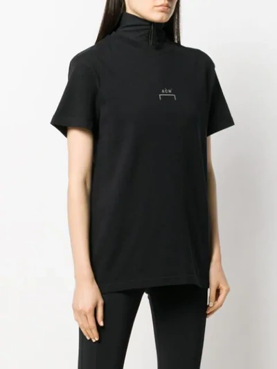 Shop A-cold-wall* Printed Logo T-shirt In Black