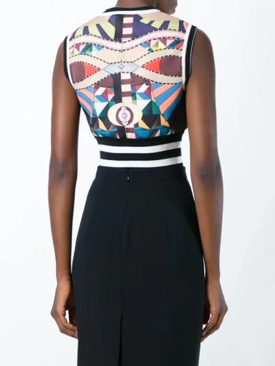 Givenchy 'crazy Cleopatra' Knitted Top - Multicolour In Multicolour