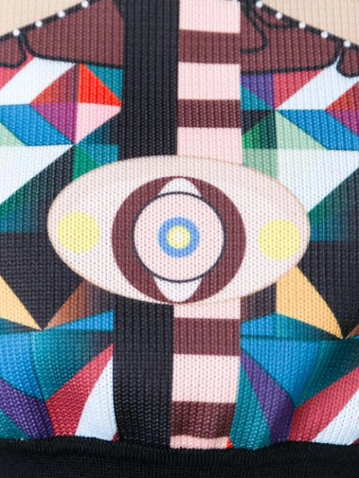 Givenchy 'crazy Cleopatra' Knitted Top - Multicolour In Multicolour