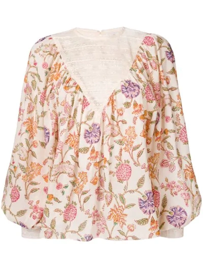 Alina floral print blouse