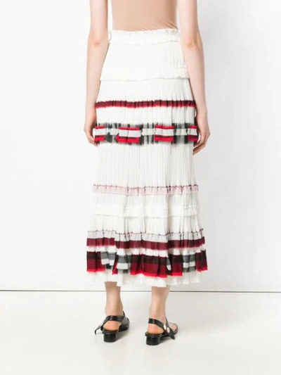 Shop 3.1 Phillip Lim / フィリップ リム Contrast Pleated Midi Skirt In White