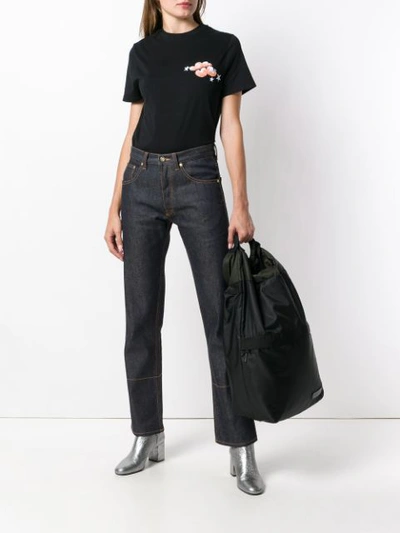 Shop Loewe Clouds And Stars T-shirt In Black