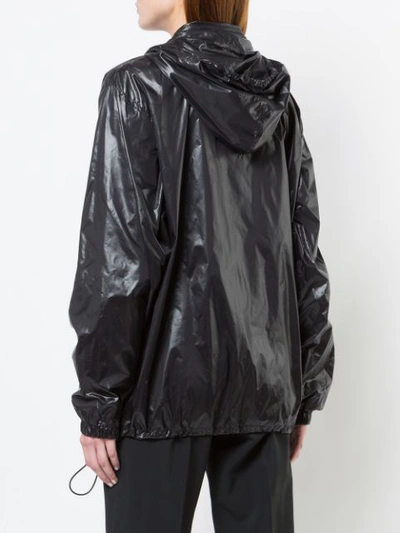 Shop Proenza Schouler Pswl Hooded Windbreaker - Black