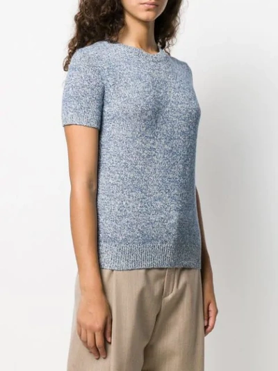 Shop Theory Ribbed Jumper Top In Blue