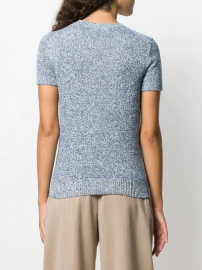 Shop Theory Ribbed Jumper Top In Blue