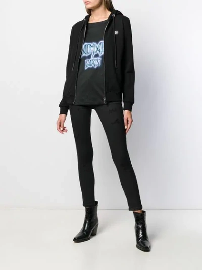 Shop Philipp Plein Original Skinny-fit Jeans In Black