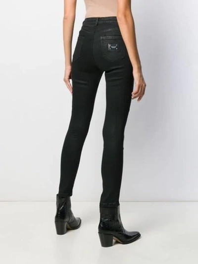 Shop Philipp Plein Original Skinny-fit Jeans In Black