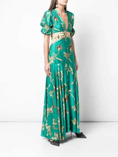 Shop Alexis Bowden Dress In Green