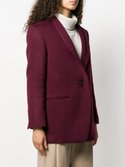 Shop Isabel Marant Classic Tailored Blazer In Red