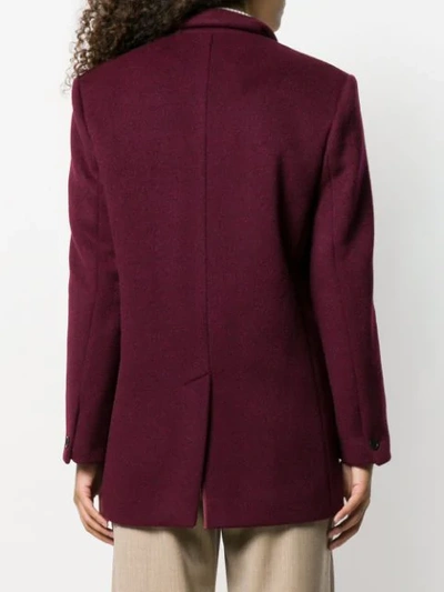 Shop Isabel Marant Classic Tailored Blazer In Red