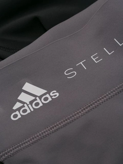 Shop Adidas By Stella Mccartney Panelled Leggings In Grey