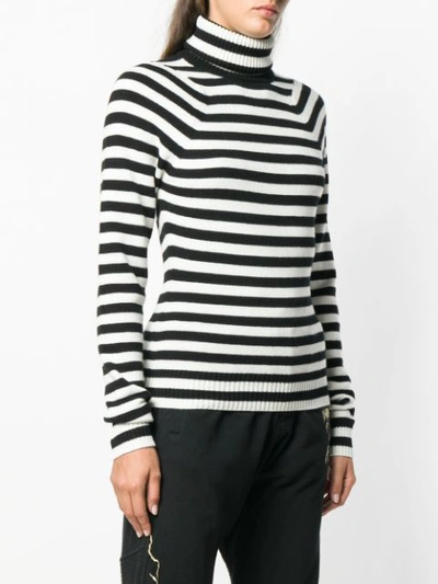 Shop Haider Ackermann Striped Knit Sweater - White