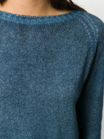 Shop Avant Toi Cashmere Knit Jumper In Blue