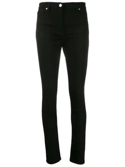 Shop Kenzo High-waist Skinny Jeans In Black