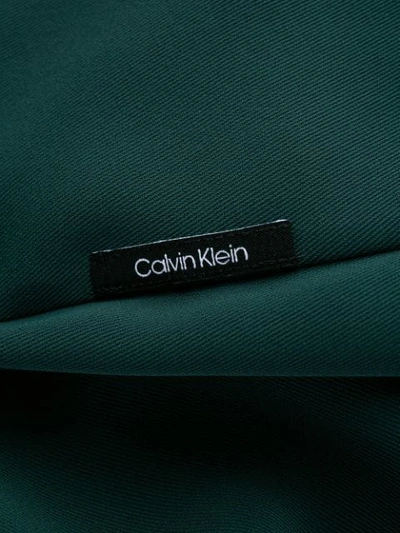 Shop Calvin Klein Bow Shift Dress In Green