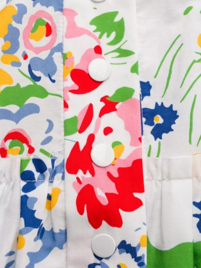 Shop Marc Jacobs Floral Print Midi Skirt In 101 White Flower