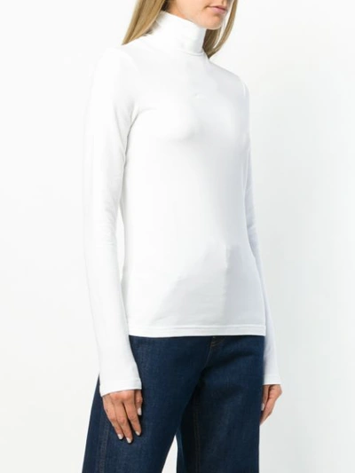 Shop Calvin Klein 205w39nyc Turtleneck Jumper In White