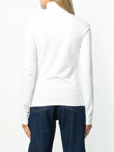 Shop Calvin Klein 205w39nyc Turtleneck Jumper In White