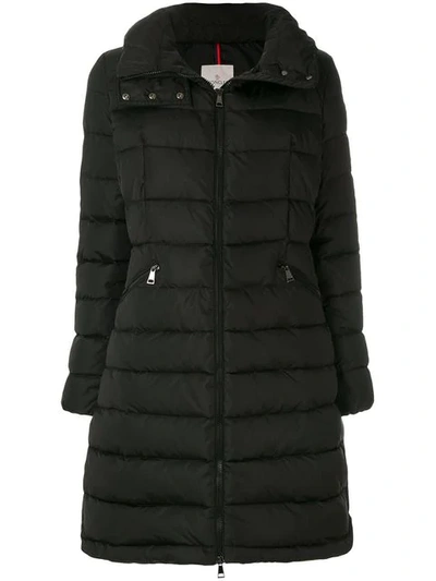 Shop Moncler Flammette Padded Coat In Black