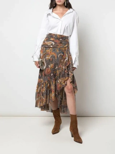 Shop Ulla Johnson Prairie Skirt In Multicolour