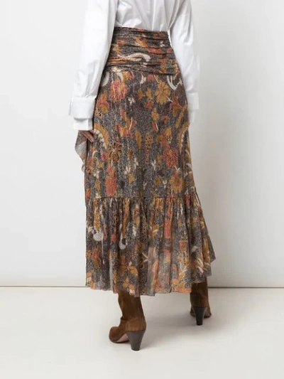Shop Ulla Johnson Prairie Skirt In Multicolour