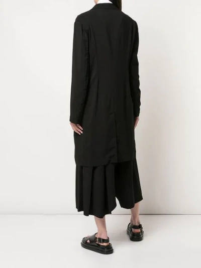 Shop Yohji Yamamoto Single Breasted Jacket In Black
