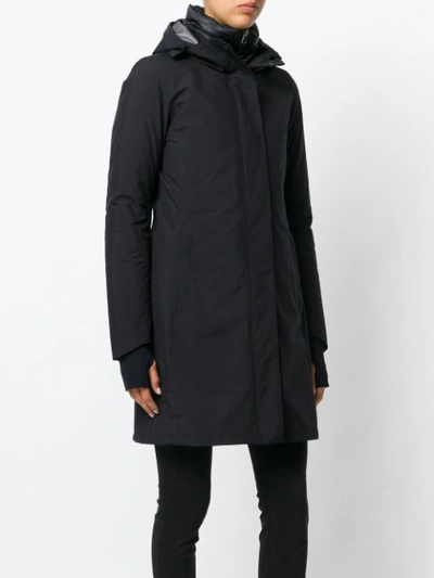 Shop Herno Laminar Coat - Black