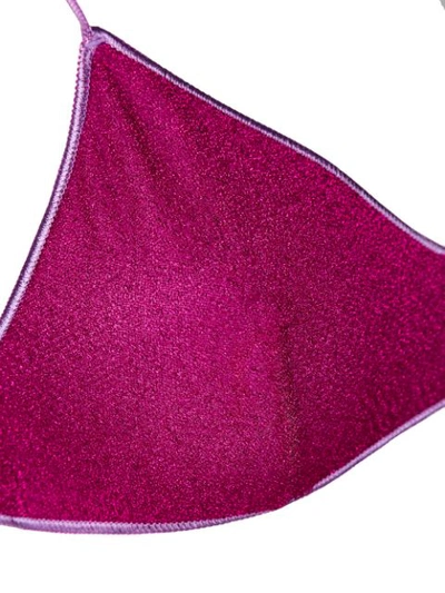 Shop Oseree High Rise Bikini Set In Pink