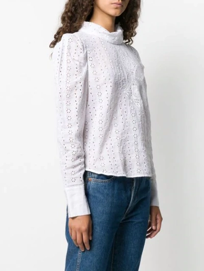 Shop Isabel Marant Qyandi Blouse In White