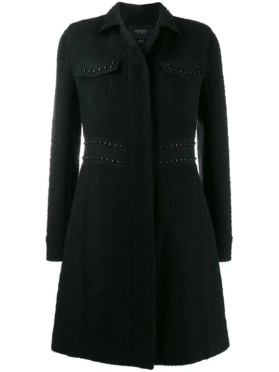 Shop Giambattista Valli Stud-embellished Coat In Black