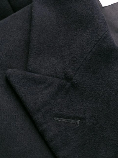 Shop Katharine Hamnett Simona Double-breasted Moleskin Coat In Black