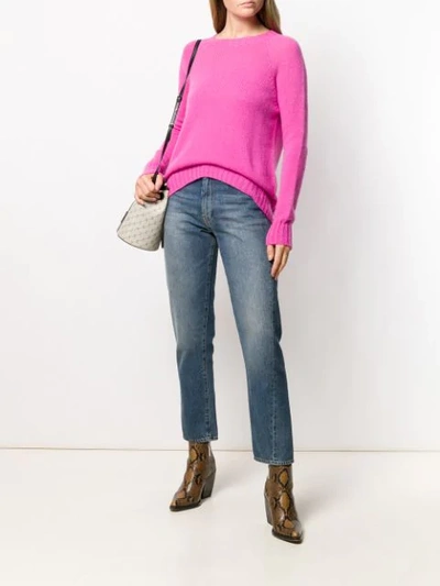 Shop Aragona Relaxed Jumper In Pink