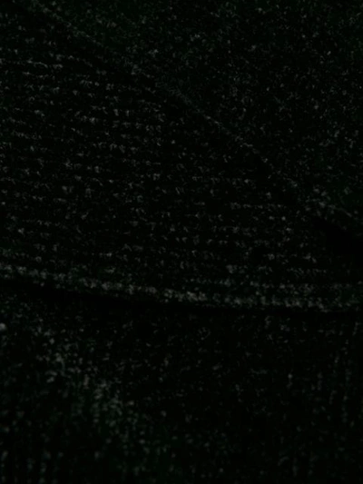 Shop Jil Sander Chenille Knitted Maxi Dress In Black