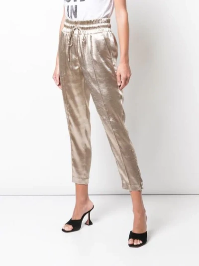 Shop Cinq À Sept Adalie Trousers In Gold