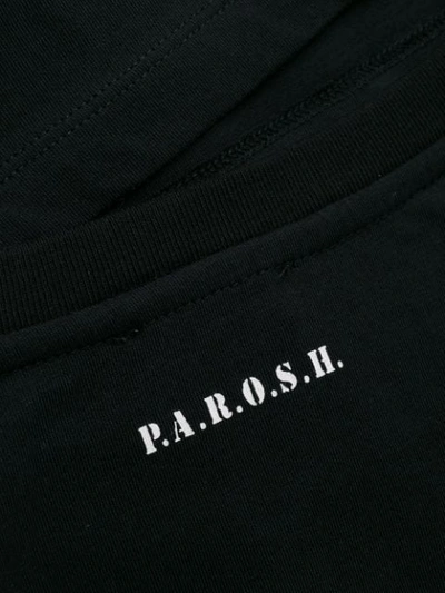 Shop P.a.r.o.s.h Collision T-shirt In Black