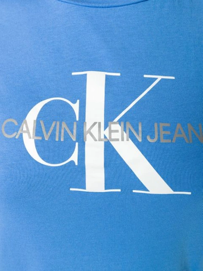 Shop Ck Jeans Calvin Klein Jeans Logo Print T-shirt - Blue