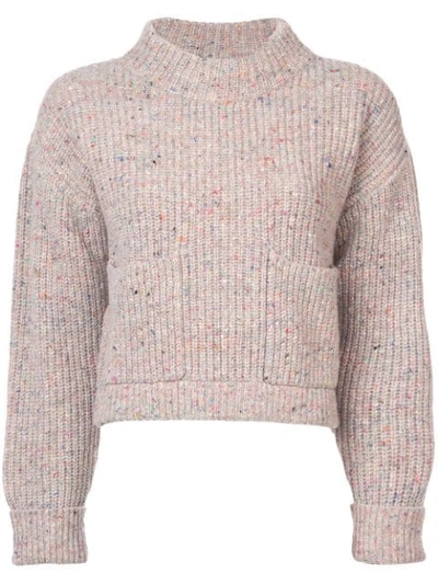 Shop Philosophy Di Lorenzo Serafini Loose Knit Sweater In Neutrals