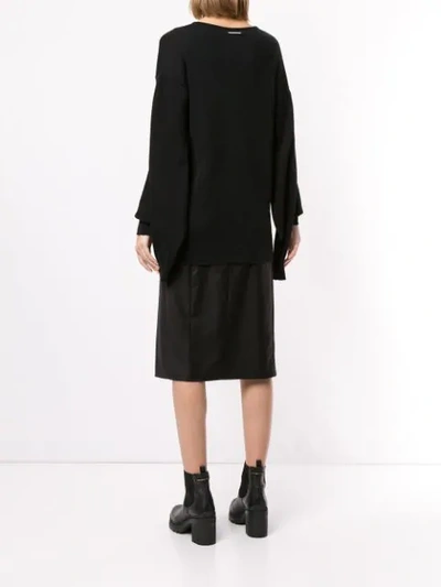 Shop Boyarovskaya Dolman Sleeve Jumper In Black