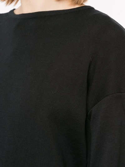 Shop Boyarovskaya Dolman Sleeve Jumper In Black