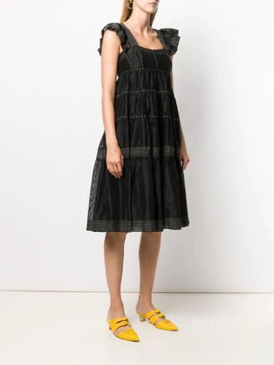 Shop Ulla Johnson Rosalie Dress In Noir